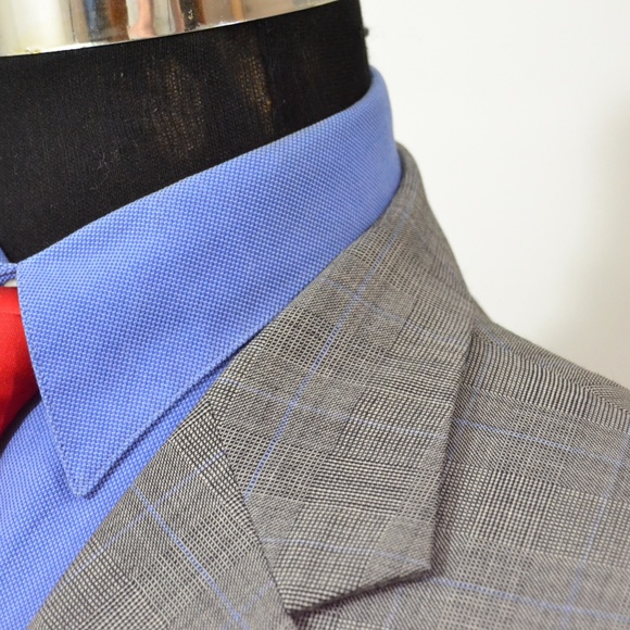 Innocenti 44R Sport Coat Blazer Suit Jacket Gray B - Picture 2 of 8